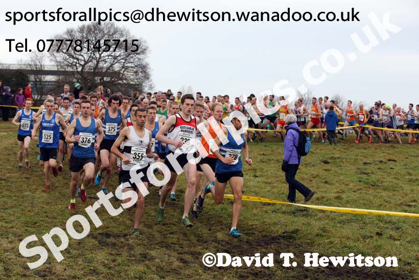Senior mens North Eastern Cross Country, Aykley Heads, Durham. Photo: David T. Hewitson/Sports for All Pics